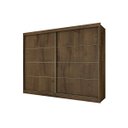 Ver imagem 3 de Guarda Roupa Casal 100% Mdf 2 Portas 6 Gavetas - Sevilha- Brauna