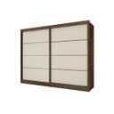 Ver imagem 4 de Guarda Roupa Casal 100% Mdf 2 Portas 6 Gavetas - Sevilha- Brauna