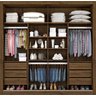 Guarda Roupa Casal 100% Mdf 2 Portas 6 Gavetas - Sevilha- Brauna - 5