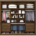 Ver imagem 5 de Guarda Roupa Casal 100% Mdf 2 Portas 6 Gavetas - Sevilha- Brauna