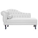 Ver imagem 1 de Divã Moderno Larissa Lado Direito Corino Branco