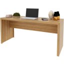 Ver imagem 1 de Mesa para Escritório Escrivaninha 163 Cm Amêndoa