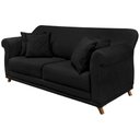 Ver imagem 1 de Sofa 2 Lugares Retro Polo 160cm com Almofada Suede 1105 Ezz 1105