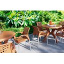 Ver imagem 2 de Mesa Redonda Jardim/varanda Deluxe Polipropileno:terracota