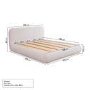 Ver imagem 4 de Cama com Cabeceira Estofada Queen Orla CabeCasa MadeiraOriginals