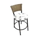 Ver imagem 4 de Kit 2 Banquetas Baixa de Cozinha Encosto Junco