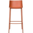 Ver imagem 4 de Kit 4 Banquetas Ipanema Alta Fratini 96 cm (altura) em Polipropileno Base em Aço Terracota