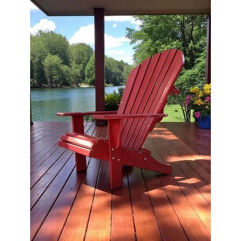 Cadeira Adirondack Externa Pavão Cor Rubi Rubi