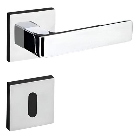 Fechadura Zamac Modena Interna Roseta Quadrada 529-55 Pado