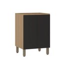 Ver imagem 1 de Balcão Modulado 60cm (sem Tampo) 2 Portas Slim Luciane