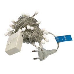 Cordão Led Fio Luz 8 Funções 100 Bolinhas Branco Quente 127v - 4