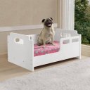 Ver imagem 1 de Cama Para Cachorro Pequeno Porte 63cm Branca Lilies Móveis