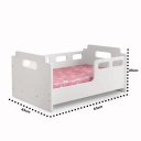 Ver imagem 2 de Cama Para Cachorro Pequeno Porte 63cm Branca Lilies Móveis