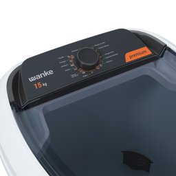 Lavadora de Roupas Semiautomática Premium - 15 Kg - Branca - Wanke - 5