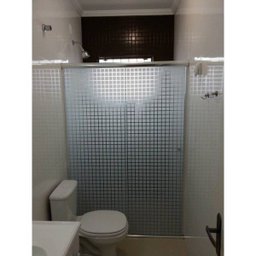 Adesivo Decorativo Jateado Quadriculado para Vidro, Box, Janela e Portas - 50x122cm - 2