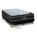 Ver imagem 7 de Kit 12 Pés Cama Box Queen ou King Varian Cinza C/ Base Metalizada 13cm Altura Baú