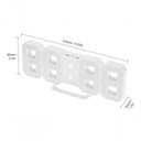 Ver imagem 1 de Multifuncional Grande Led Digital Parede Relógio 12H / 24H T