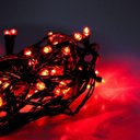 Ver imagem 3 de Cordão com 50 Lampadas de Led Formato Pequena Gota 5 Metros Fio Verde Escuro Vermelho