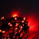 Ver imagem 2 de Cordão com 50 Lampadas de Led Formato Pequena Gota 5 Metros Fio Verde Escuro Vermelho