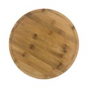 Ver imagem 3 de Tábua de Bambu com Cúpula Acrílica Redonda para Bolo Pizza - 31cm