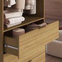 Ver imagem 5 de Guarda Roupa Modular 2 Portas 3 Gavetas 70cm Altezza