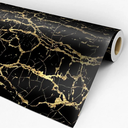 Ver imagem 1 de Adesivo Revestimento Porcelanato Dourado E Preto 100x80