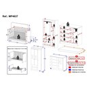 Ver imagem 4 de Quarto de Bebê Completo Berço Americano 3 em 1 Colchão Pirulito Multimóveis Mp4637 Madeirado