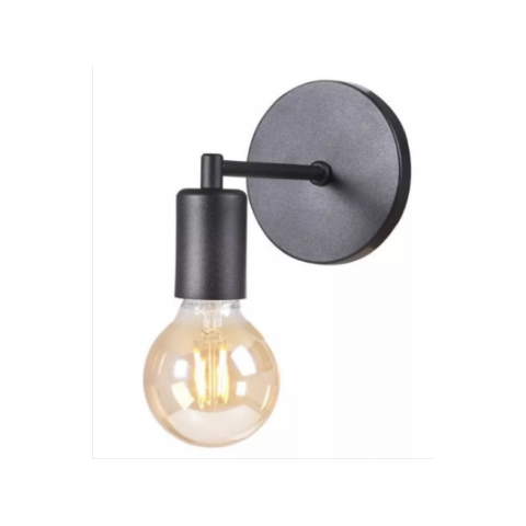 Arandela Uno Joy Dm Lume Iluminação Preto