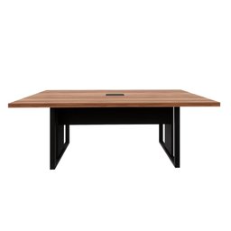 Mesa de Reunião 2,00m 1 Caixa de Tomada Pés Metal Quadro F5 - 3