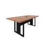 Mesa de Reunião 2,00m 1 Caixa de Tomada Pés Metal Quadro F5 - 5