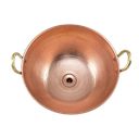 Ver imagem 1 de Cuba De Apoio Cobre Puro Com Alças De Bronze E Válvula 3L