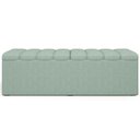 Ver imagem 1 de Calçadeira Recamier Baú para Cama de Casal Dália 140x50 cm W01 Linho Verde Menta - Lyam Decor