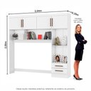 Ver imagem 7 de Guarda Roupa Modulado Paris 4 Portas 2 Gavetas