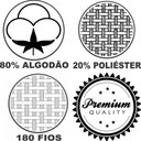 Ver imagem 3 de Jogo de Lençol Kiev Queen Ponto Palito 3 Peças Barato - Palha