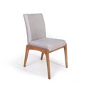 Ver imagem 2 de Conjunto 4 Cadeiras de Jantar Estofadas Sara Cinza Claro