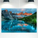 Ver imagem 1 de Quadro Decorativo Tela Canvas Paisagens Ref:qbpa1 Lojall 60 X 40 Cm Borda Infinita