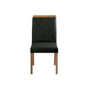Ver imagem 3 de Kit 8 Cadeiras Decorativas Sala de Jantar Luxo Anita Facto Verde - Mozzelar
