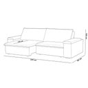 Ver imagem 4 de Sofá 3 Lugares Retrátil Reclinável para Sala 245cm Malfati F04 Veludo Vermelho - Lyam Decor