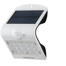 Arandela Solar Luminária Integrada Externa Intelbras Asi 220 Refletor Luz Led Branca Autonomia Sem F - 7