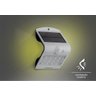 Arandela Solar Luminária Integrada Externa Intelbras Asi 220 Refletor Luz Led Branca Autonomia Sem F - 9