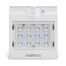 Arandela Solar Luminária Integrada Externa Intelbras Asi 220 Refletor Luz Led Branca Autonomia Sem F - 4