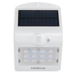 Arandela Solar Luminária Integrada Externa Intelbras Asi 220 Refletor Luz Led Branca Autonomia Sem F - 3