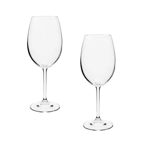 Jogo 2 Taças Cristal Ecológico Bohemia P- Vinho e Água Gastro Colibri 580ml