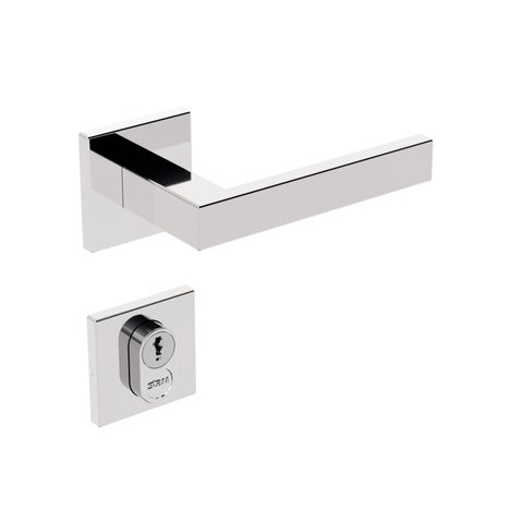 Fechadura Stam Ix290 Inox Roseta Quadrada