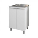 Ver imagem 1 de Armario Kit Lavanderia Levisse Medio 60cm Branco - Gaam