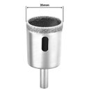 Ver imagem 2 de Serra Copo Diamantada Refrigerada 35mm Porcelanato Vidro Mármore | 04 Un