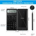 Ver imagem 3 de Ipepul Calculadora Financeira Lcd 10 Dígitos Bateria Preto