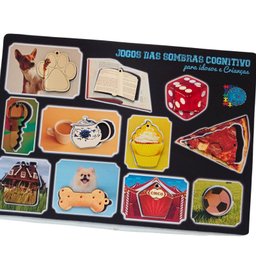 Jogo Interativo Das Sombras Figuras Mdf Divertido para Idosos e Crianças - 2