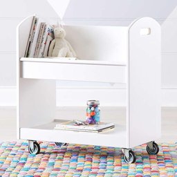 Expositor De Livros Com Rodinhas Túlio 100% Mdf - 2