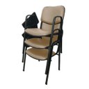 Ver imagem 1 de 03 Cadeiras Universitárias Linha Hotel Auditório Bege